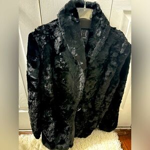 INC  international concepts  faux fur coat size medium